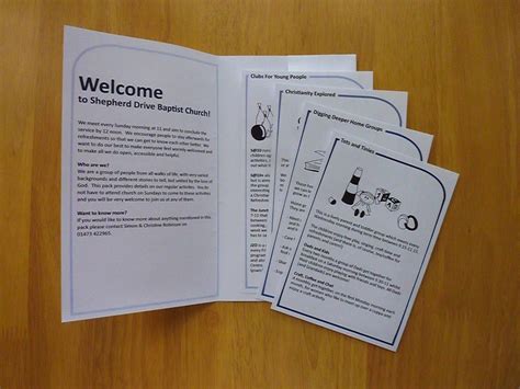 Church Welcome Packets Templates
